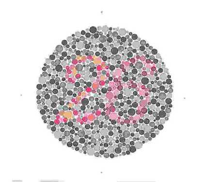 eye illusions colour blindness test 2
