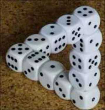 impossible object illusions dice